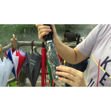 Parapluie de golf coupe-vent de qualité supérieure à bâton droit à ouverture automatique de Guangzhou